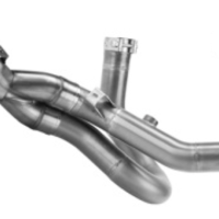 Arrow Racing Non-Catalized Titanium Mid Pipe| Ducati | Monster 890 V2 (2026)